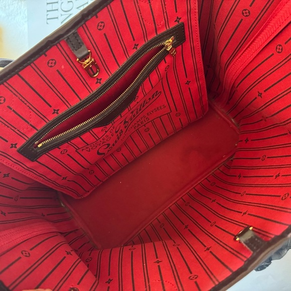 💯💯% AUTHENTIC Louis Vuitton Damier Ebene Neo Neverfull MM - Picture 10 of 17